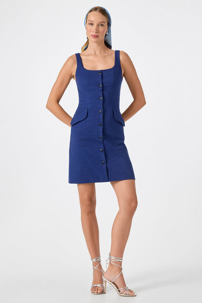 Trina Turk Shinra Button-Down Mini Dress