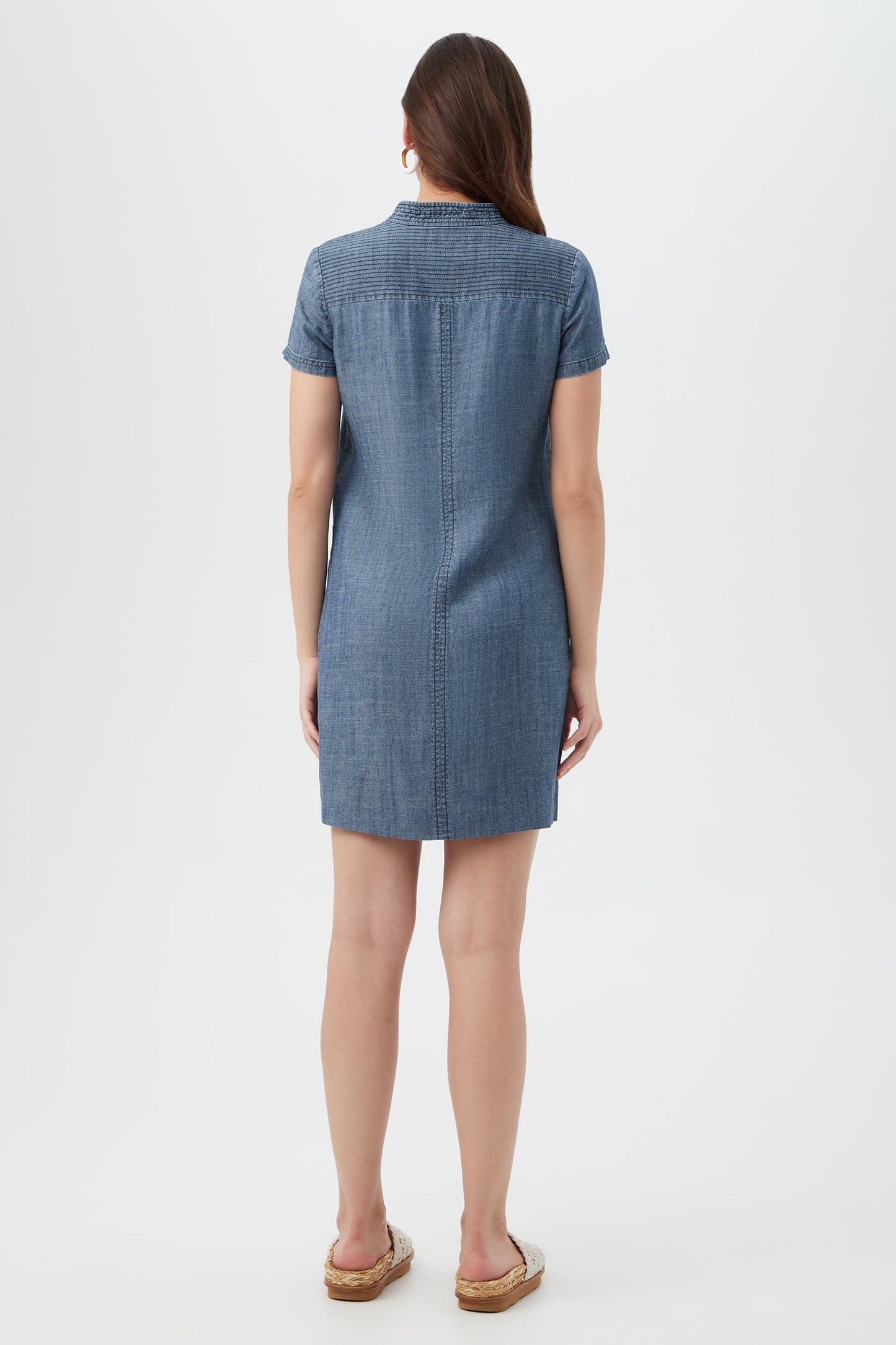 Trina Turk Suntan Chambray Dress