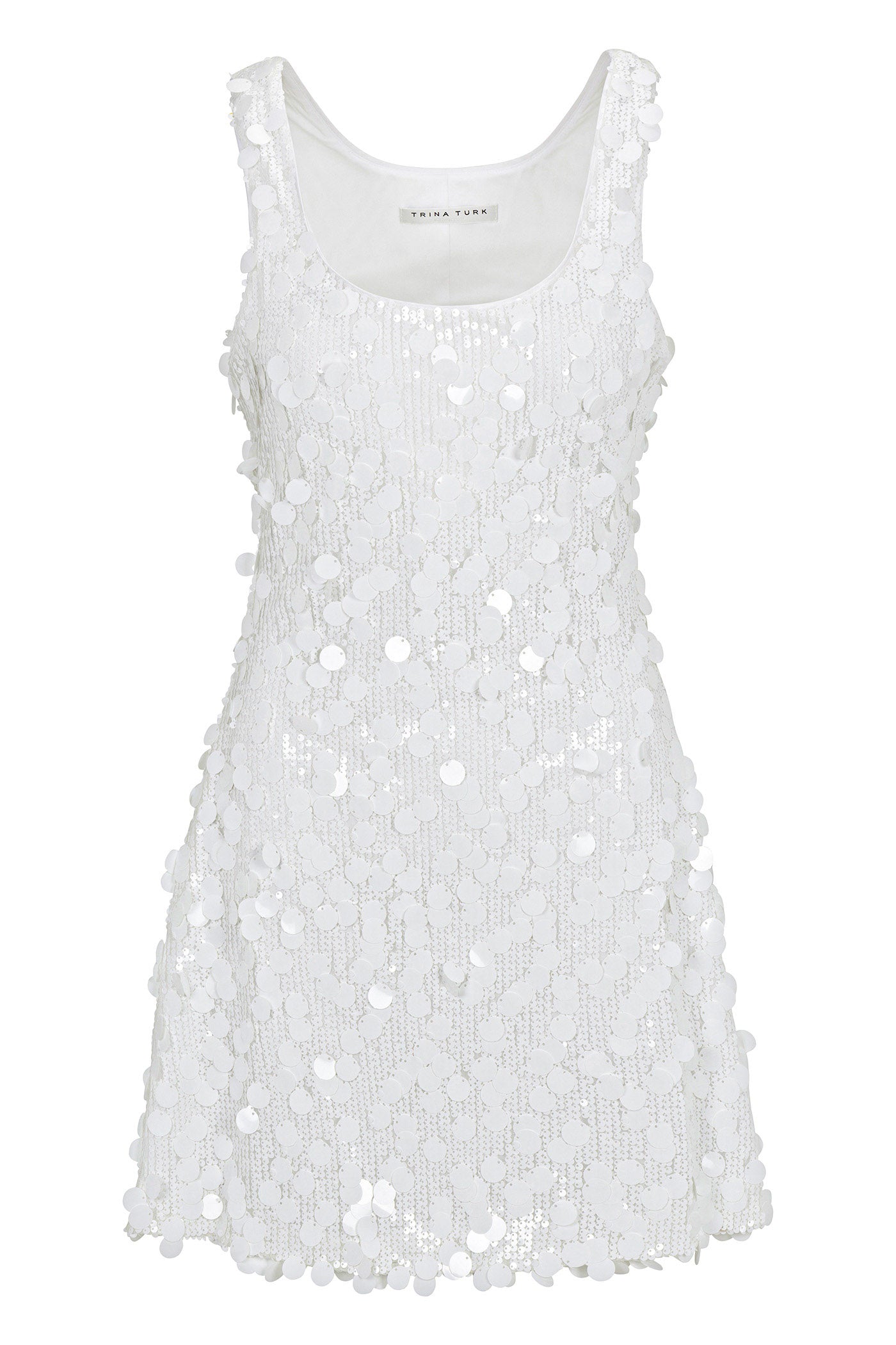 Trina Turk Score Sleeveless Sequin Skater Dress