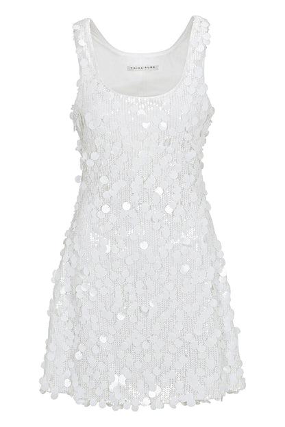 Trina Turk Score Sleeveless Sequin Skater Dress