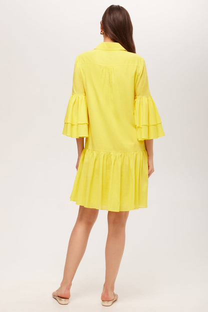 Trina Turk Bounce Ruffle Shirtdress