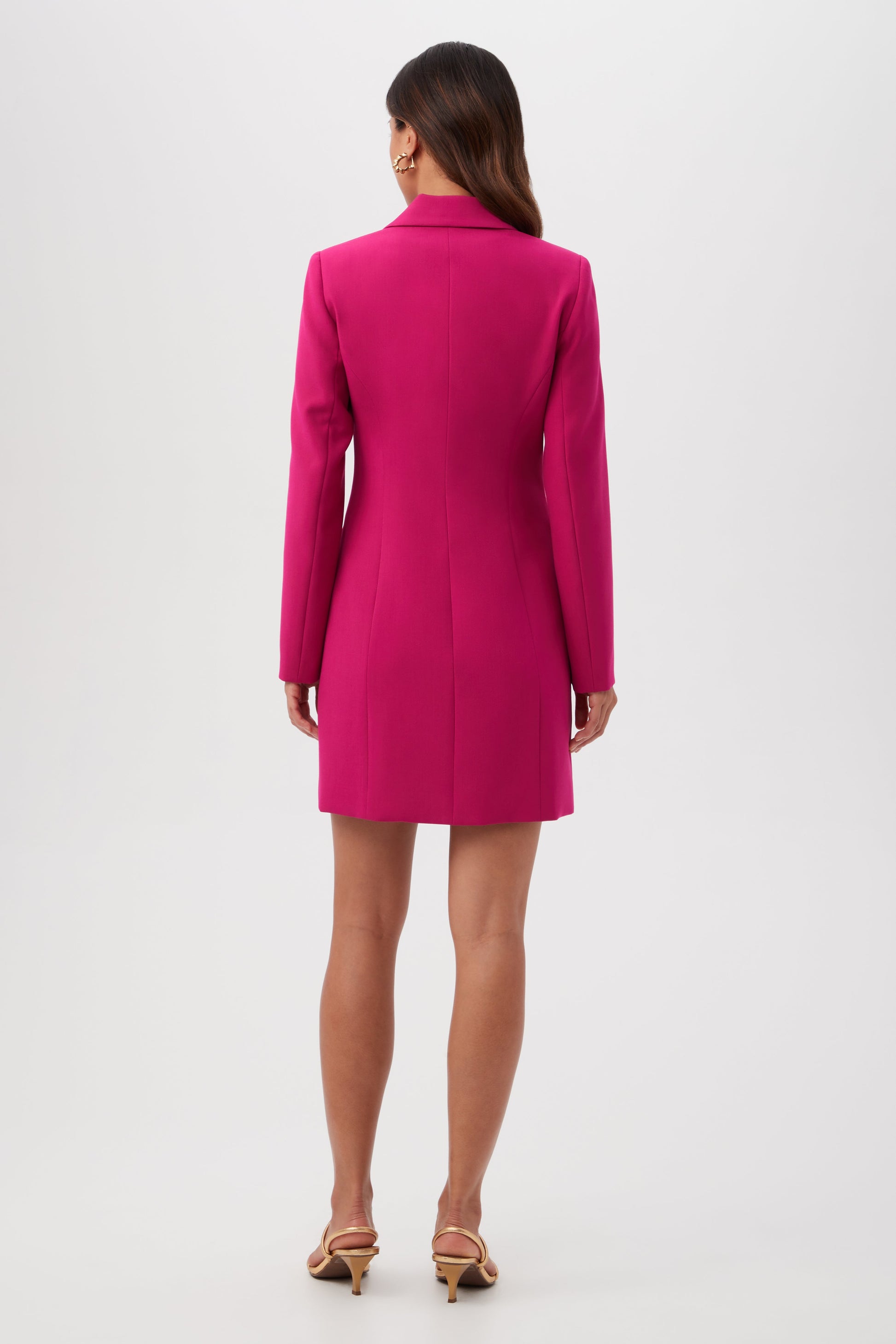 Trina Turk Katana 2 Long Sleeve Double-Breasted Blazer Dress