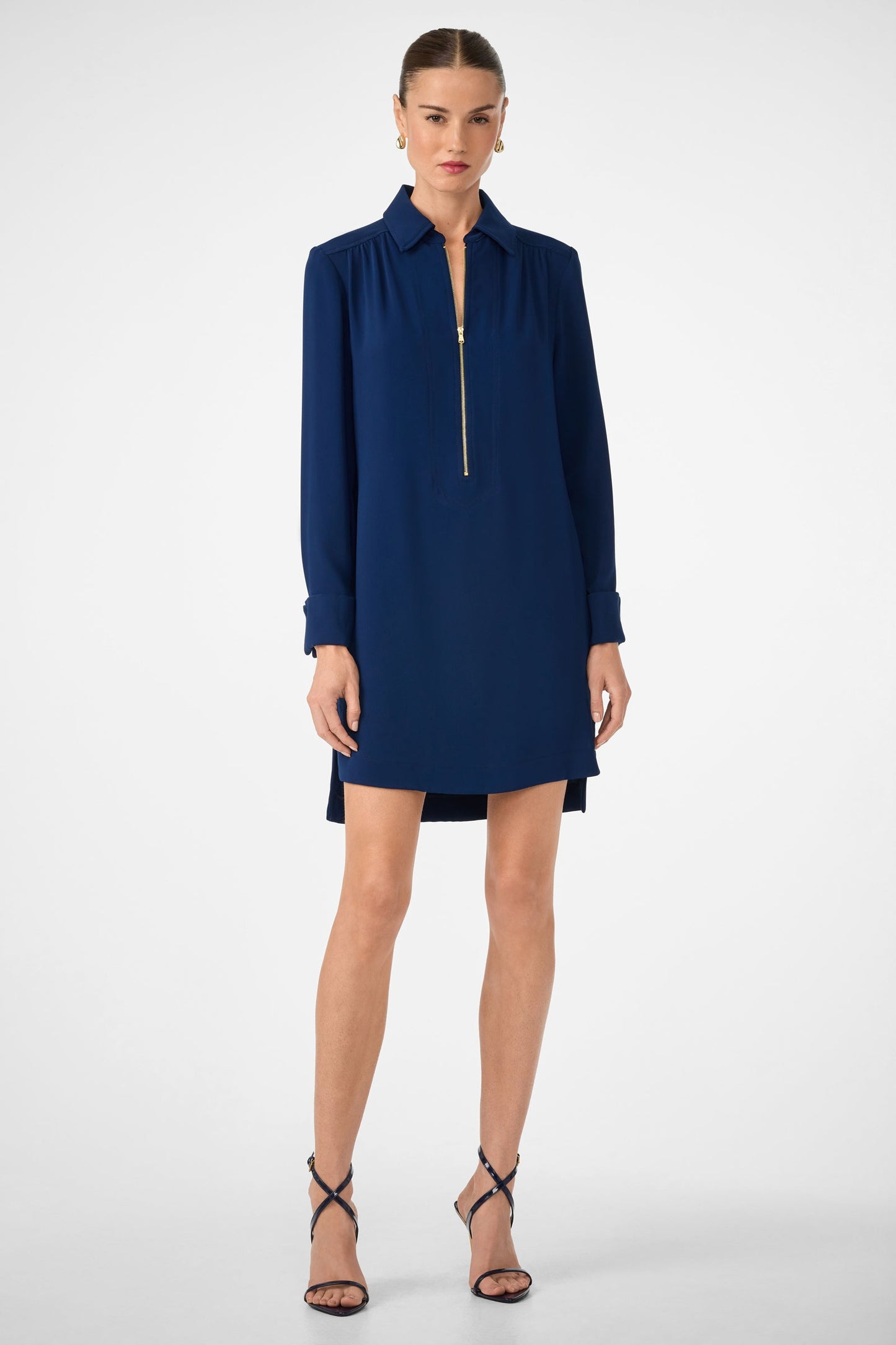 Trina Turk Darya Long-Sleeve Dress
