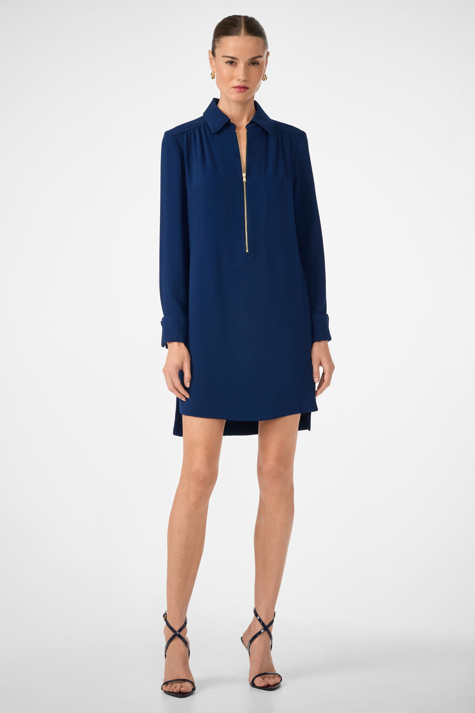 Trina Turk Darya Long-Sleeve Dress