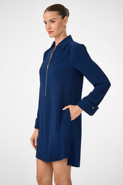 Trina Turk Darya Long-Sleeve Dress