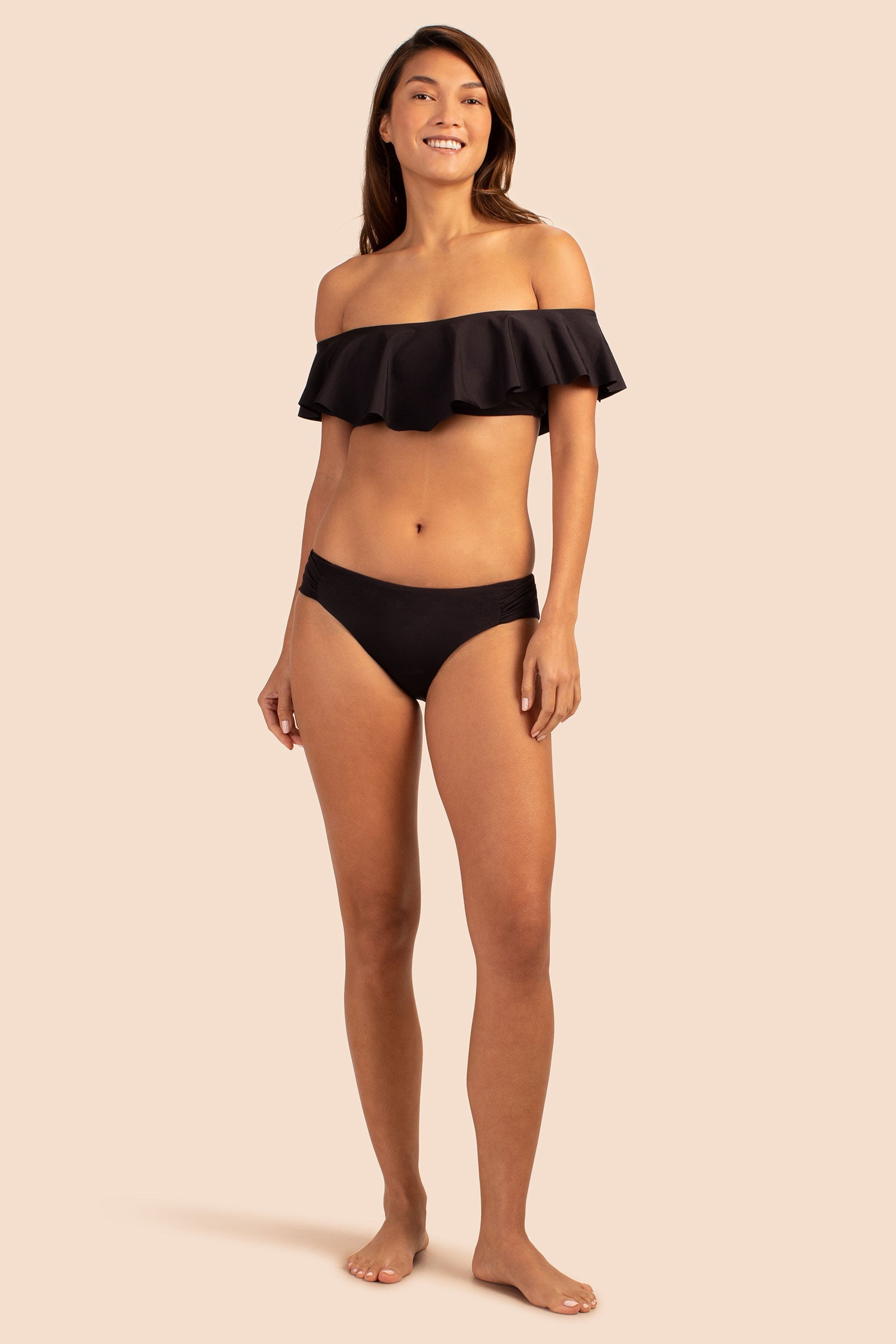 Trina Turk Monaco Solids Off The Shoulder Bandeau