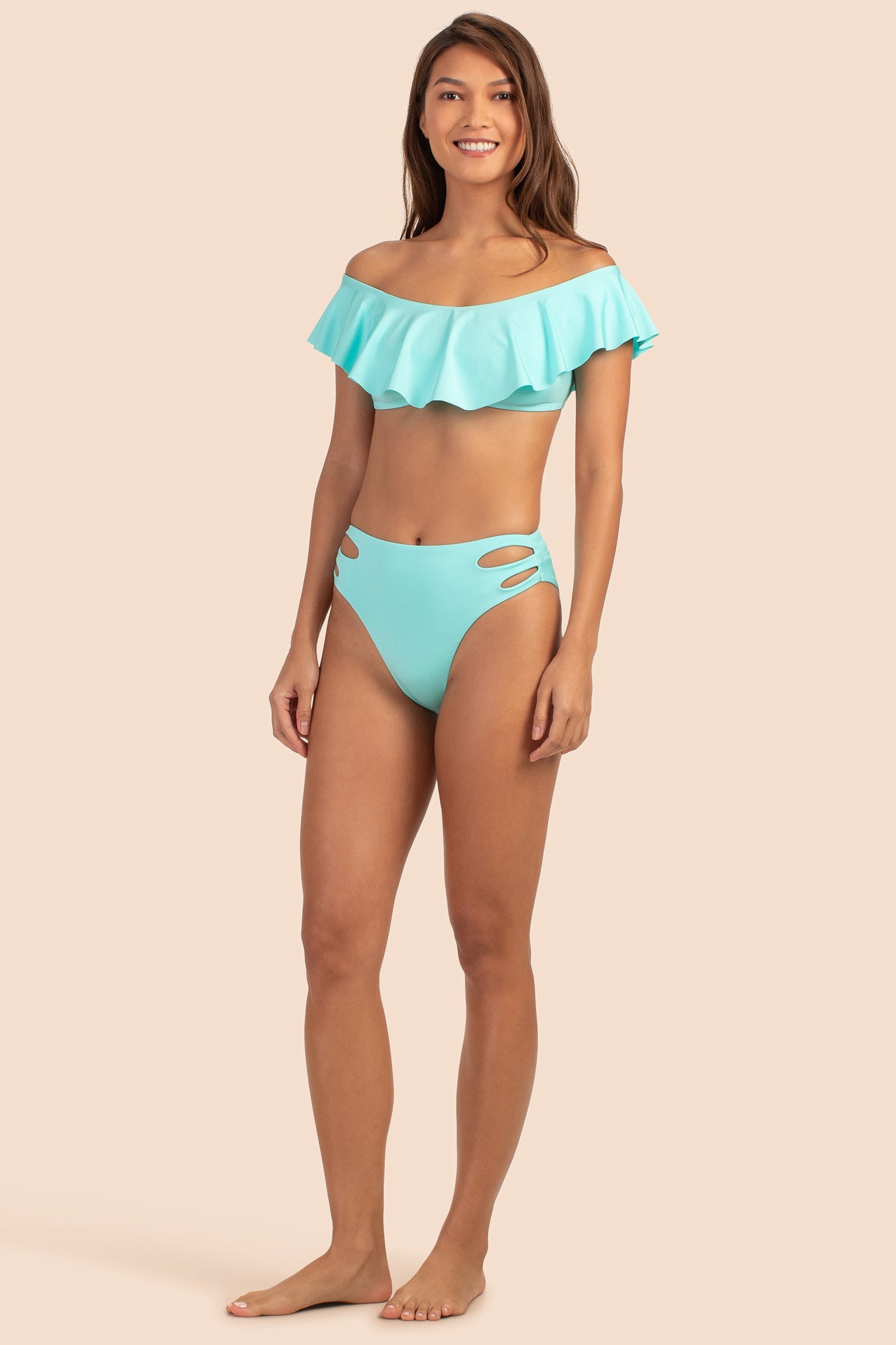Trina Turk Monaco Solids Off The Shoulder Bandeau
