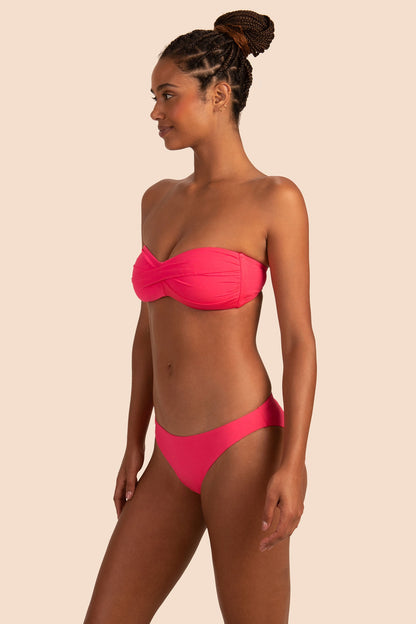 Trina Turk Monaco Solids Twist Bandeau Top