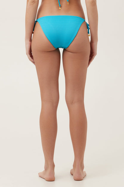 Trina Turk Women's Ripple Rib Low Rise Tie Side Hipster Swim Bottom