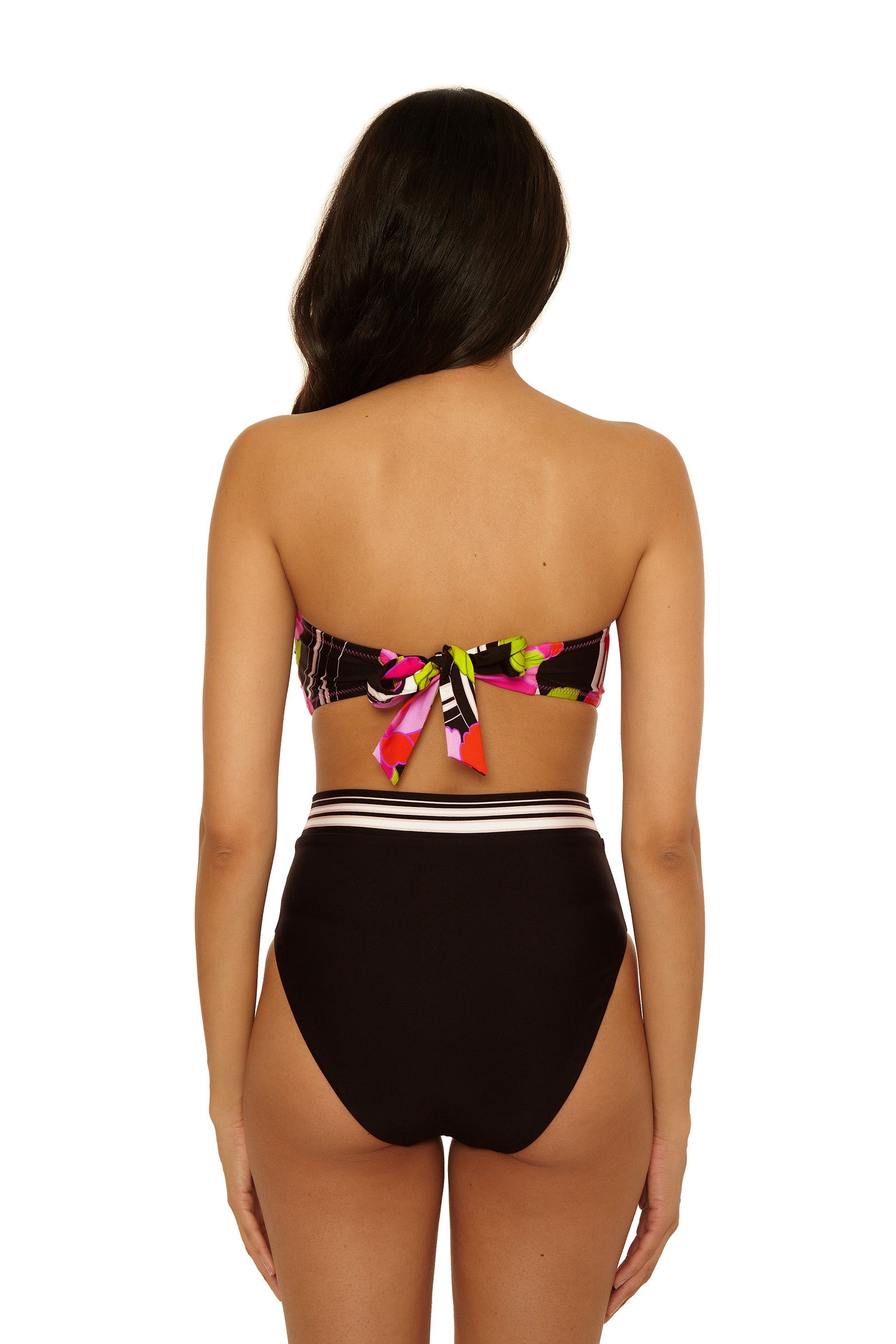 Trina Turk High-Waist Swim Bottom - Bougainvillea