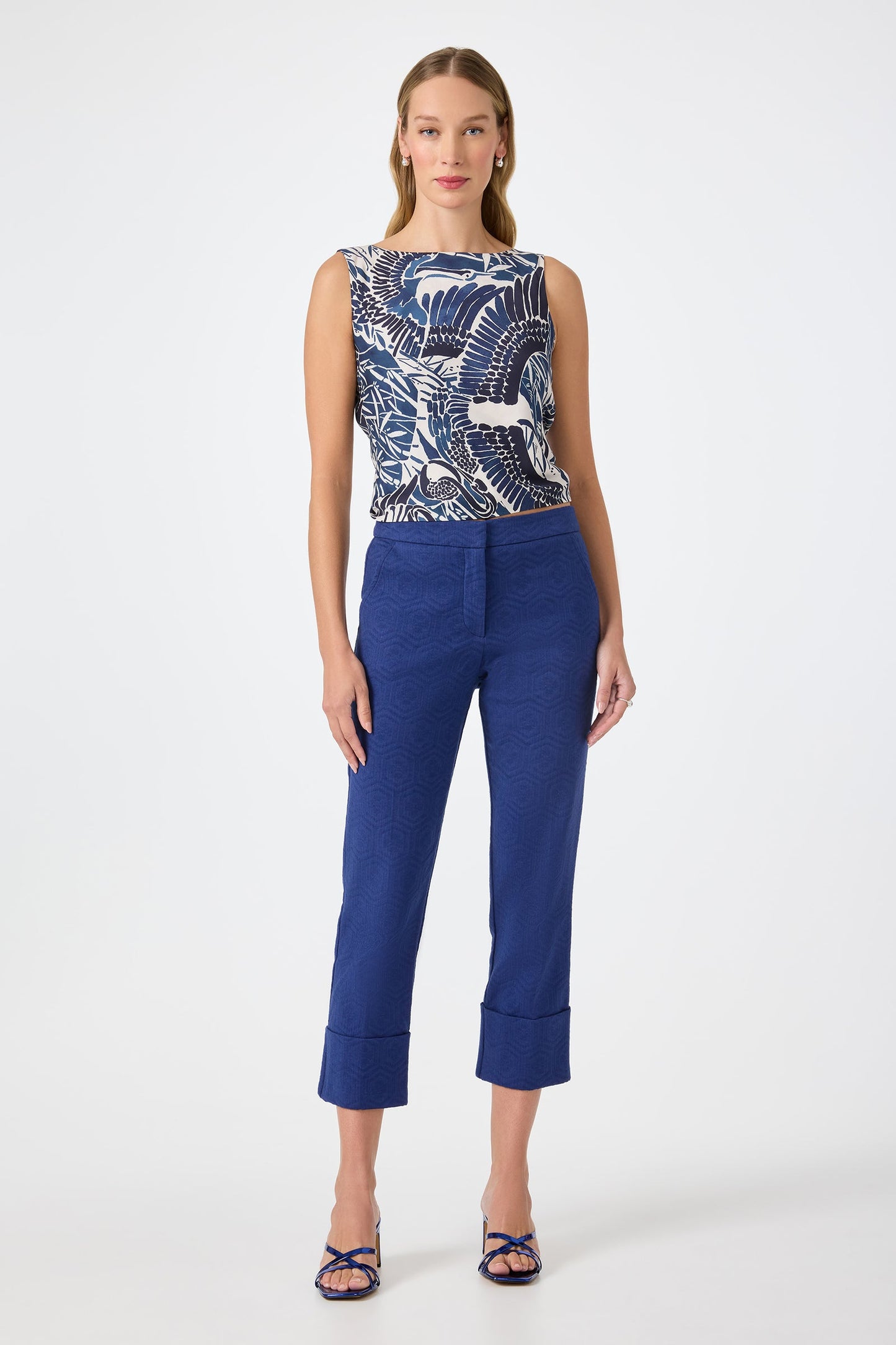 Trina Turk Hakuto Tie-Back Top - Tsuru