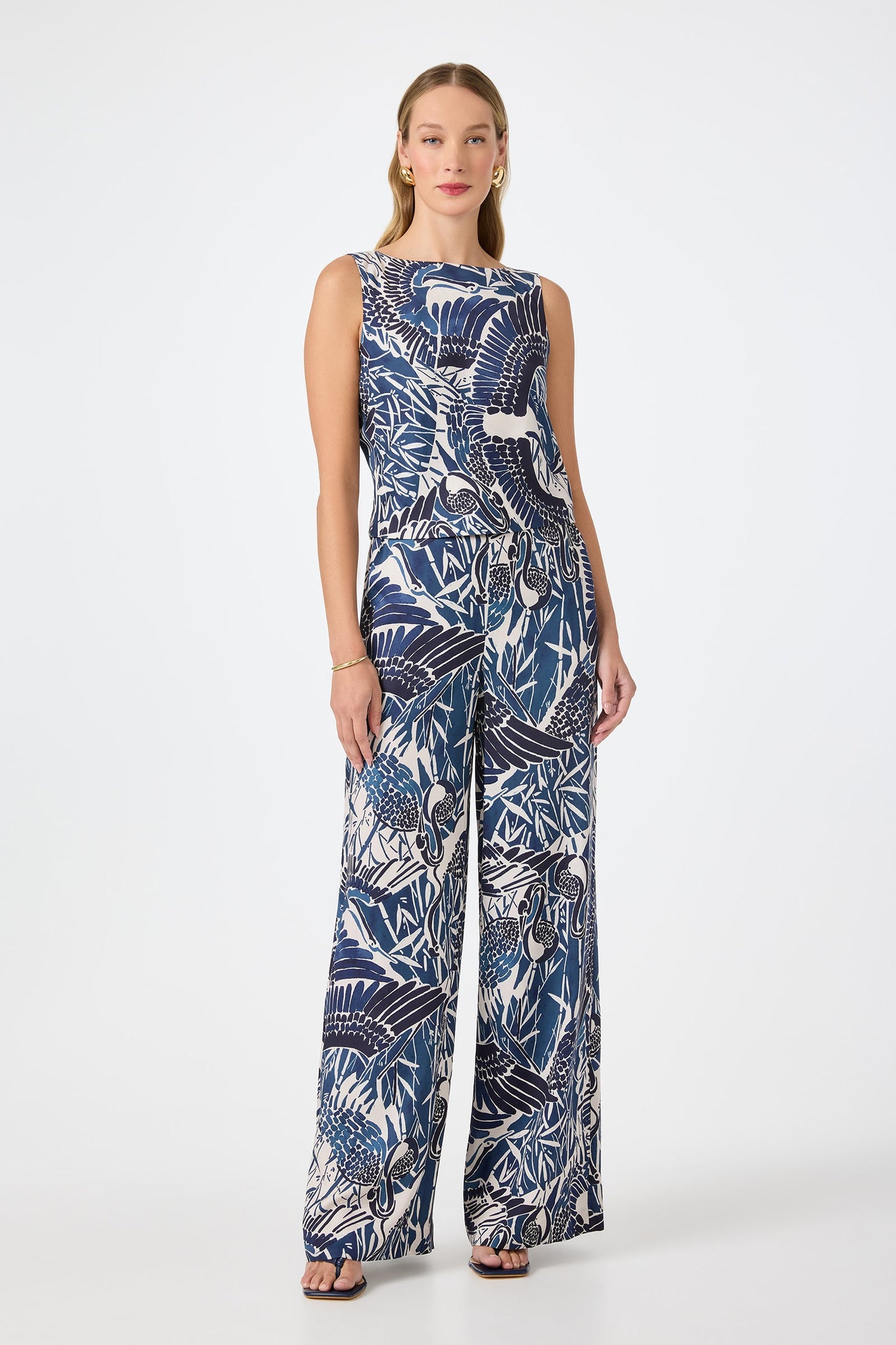 Trina Turk Hakuto Tie-Back Top - Tsuru