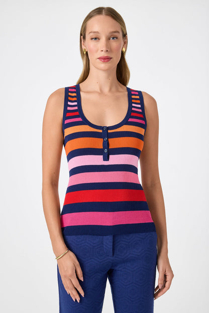 Trina Turk Arles Scoop Neck Tank