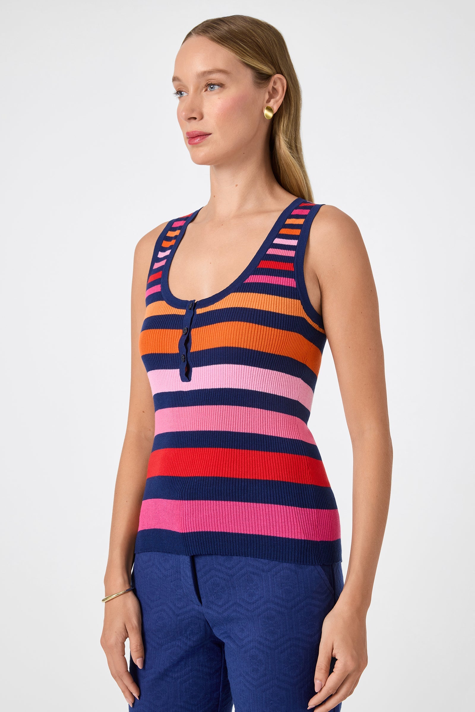 Trina Turk Arles Scoop Neck Tank