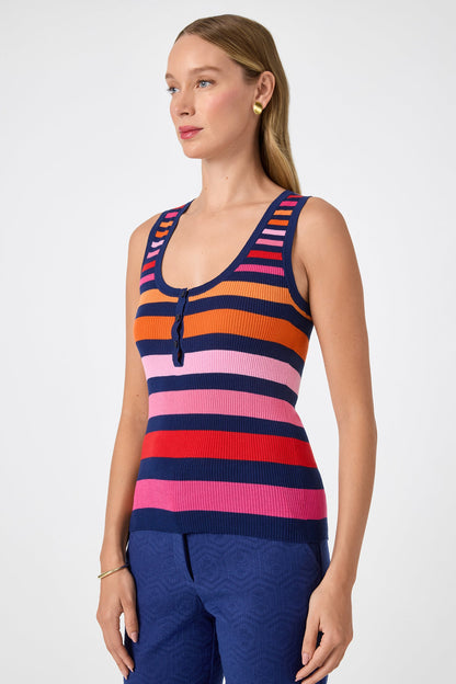 Trina Turk Arles Scoop Neck Tank