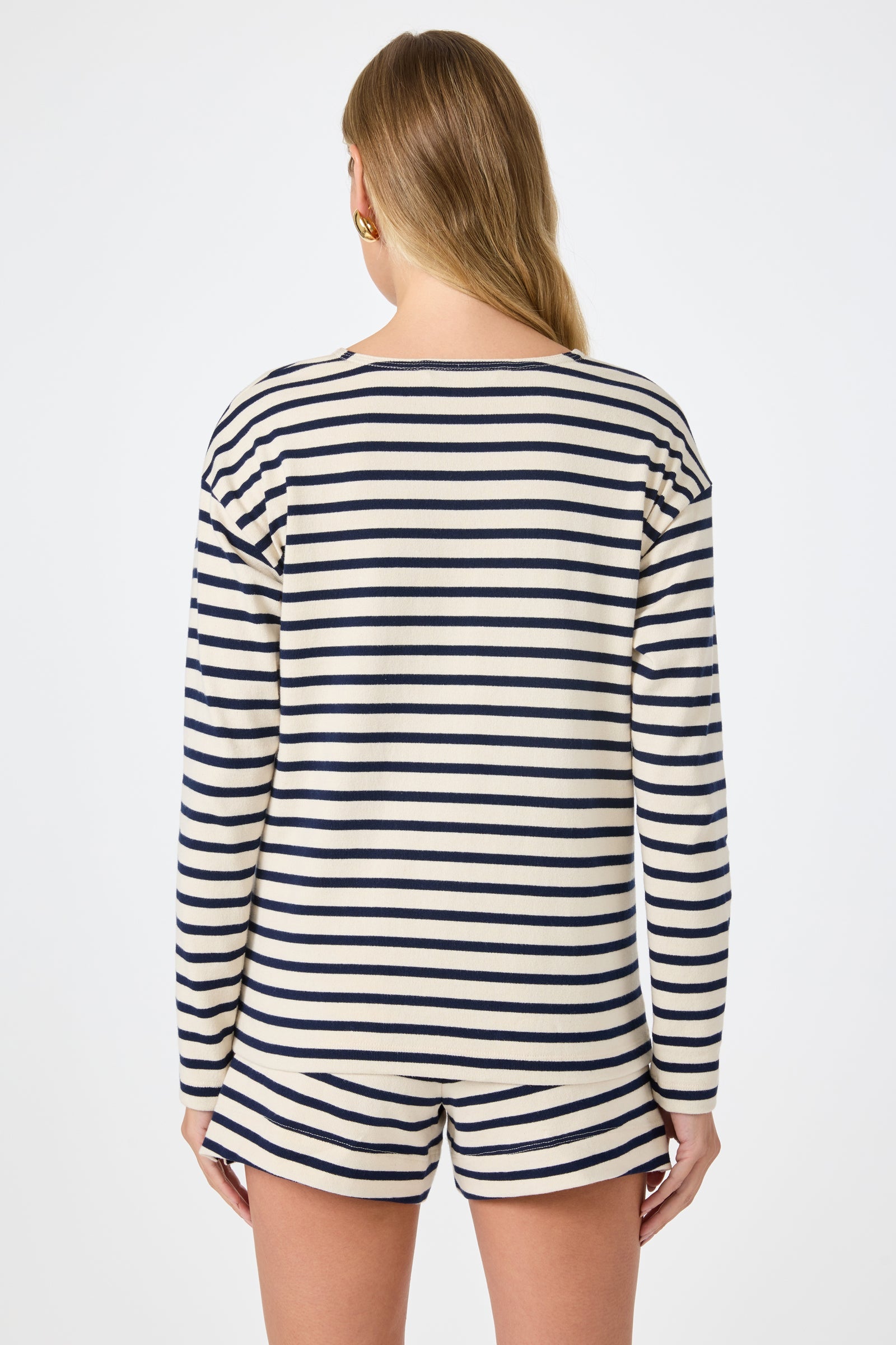 Trina Turk Novena Top - Noh Nightfall Stripe