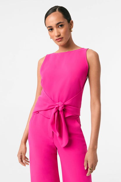Trina Turk Kuri Tie-Front Top
