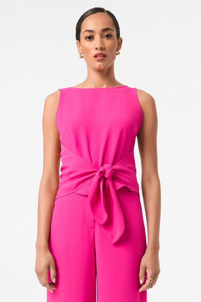 Trina Turk Kuri Tie-Front Top