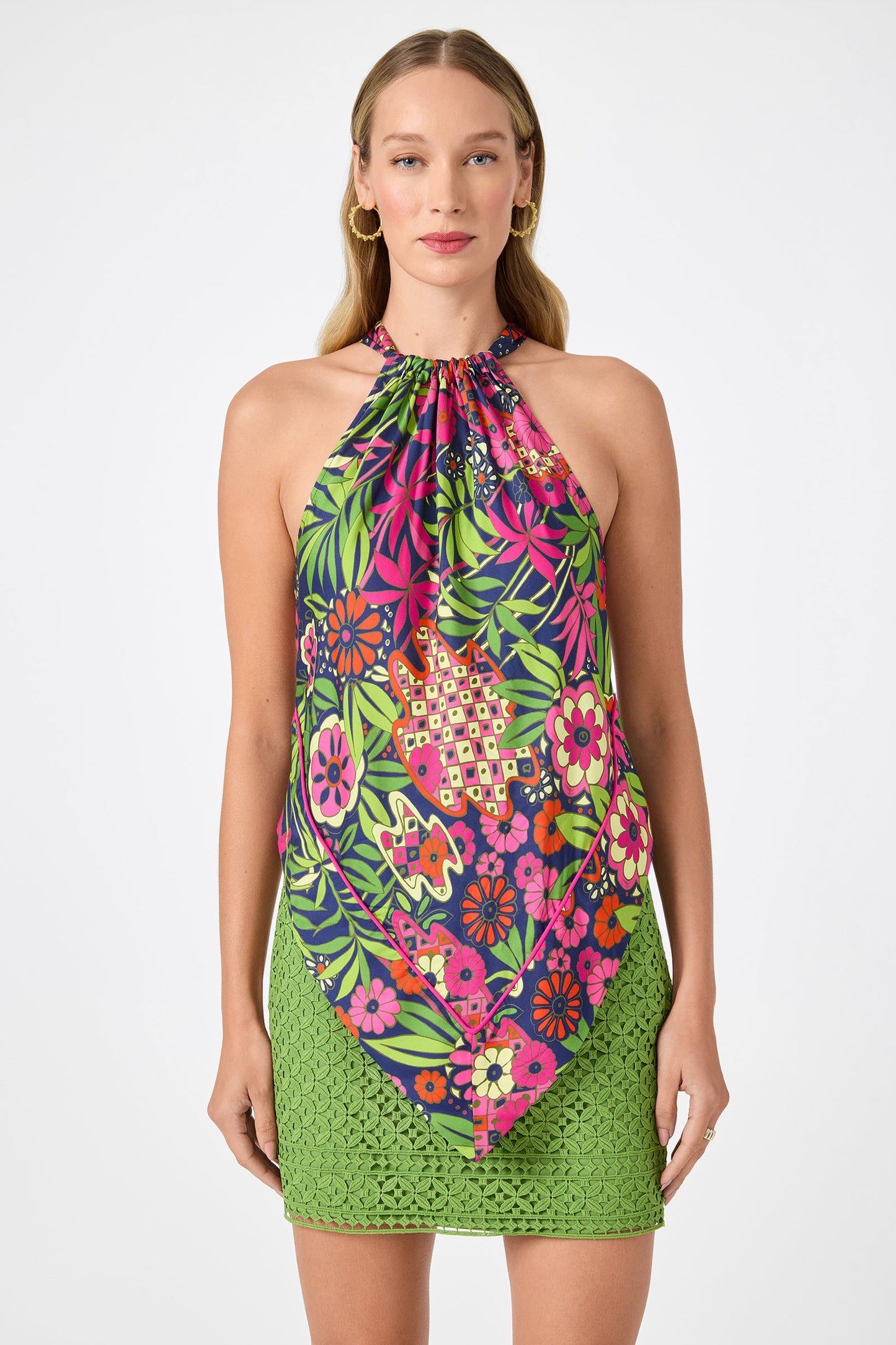 Trina Turk Lavani Halter Top - Fumi Floral