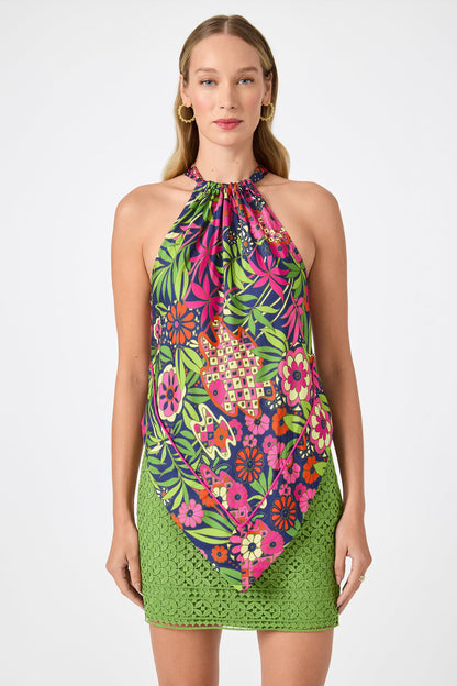 Trina Turk Lavani Halter Top - Fumi Floral