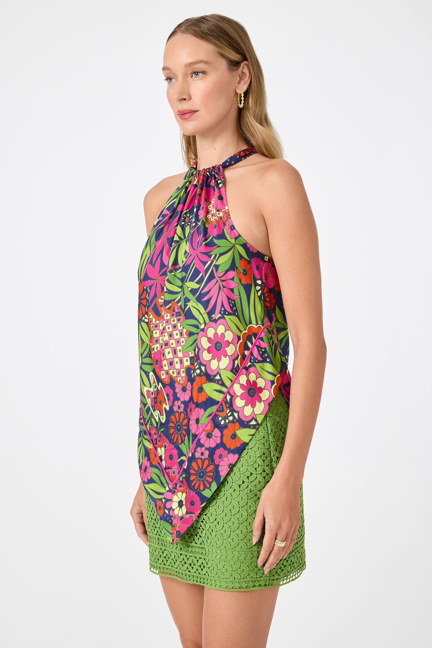 Trina Turk Lavani Halter Top - Fumi Floral
