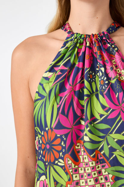 Trina Turk Lavani Halter Top - Fumi Floral