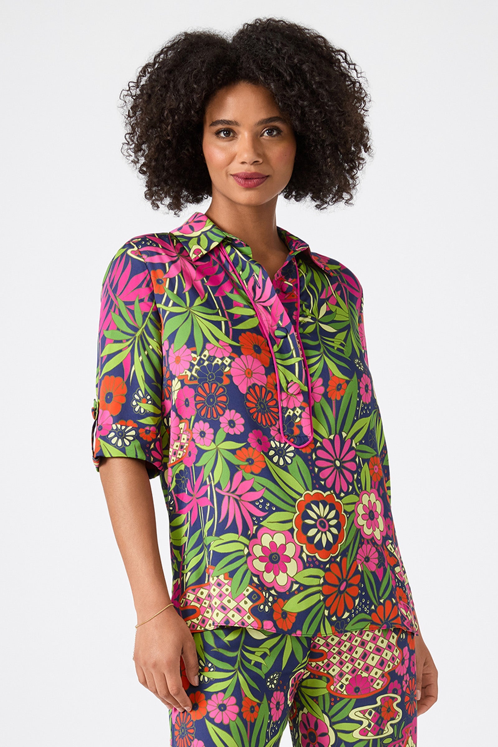 Trina Turk Portrait Top - Fumi Floral