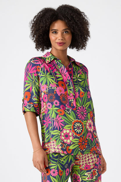 Trina Turk Portrait Top - Fumi Floral