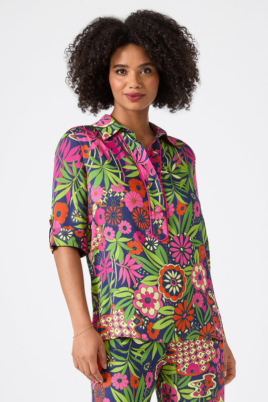 Trina Turk Portrait Top - Fumi Floral