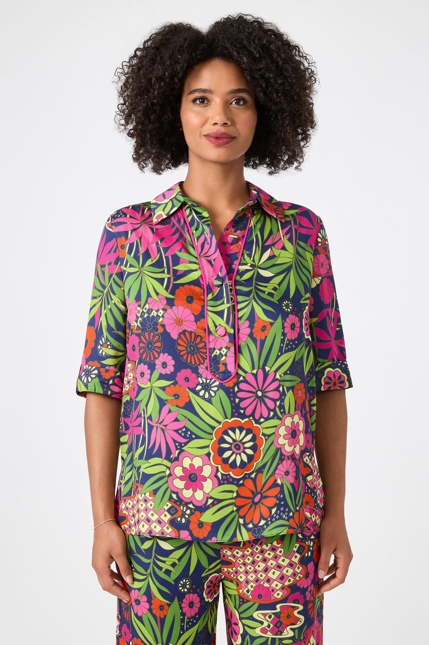 Trina Turk Portrait Top - Fumi Floral