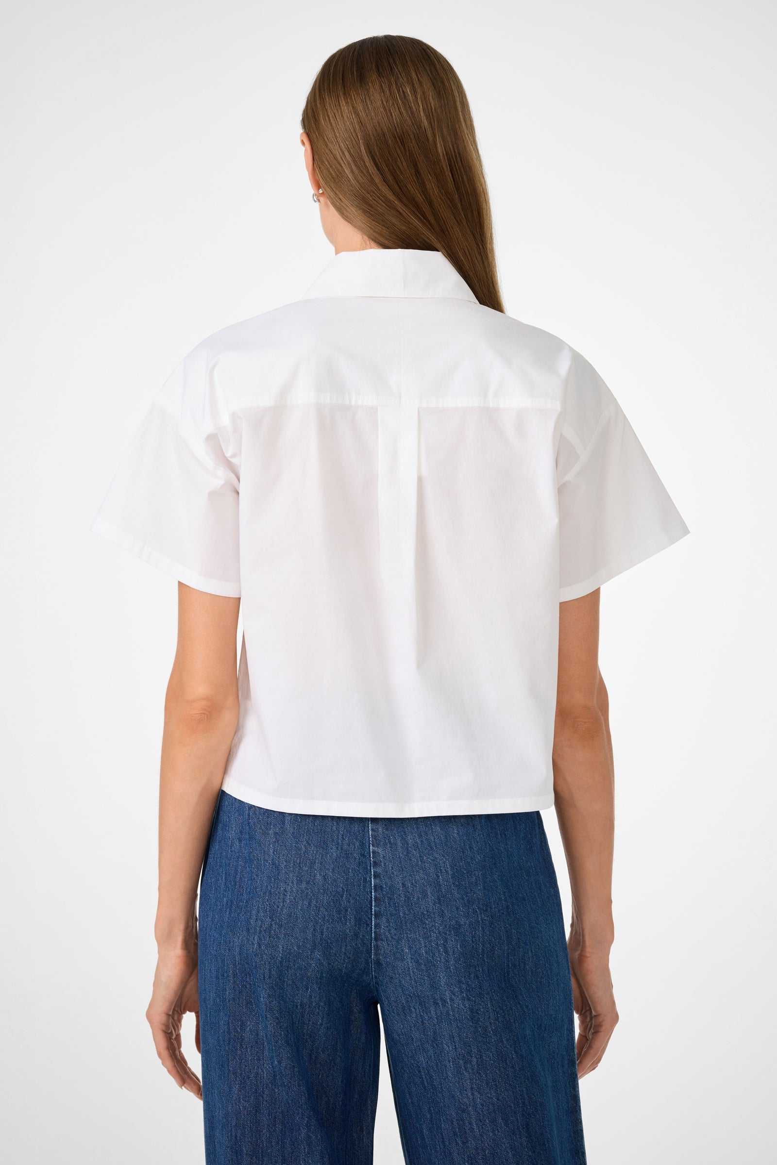 Trina Turk Komore Cropped Button-Front Top