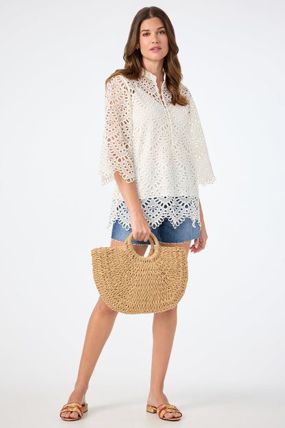 Trina Turk Martigues Lace Top