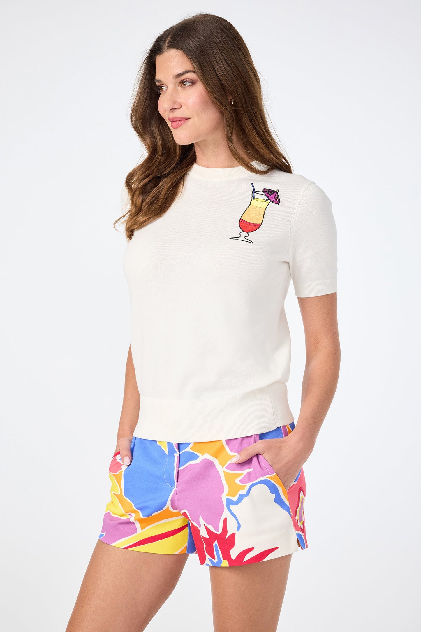 Trina Turk Old Fashioned Crewneck