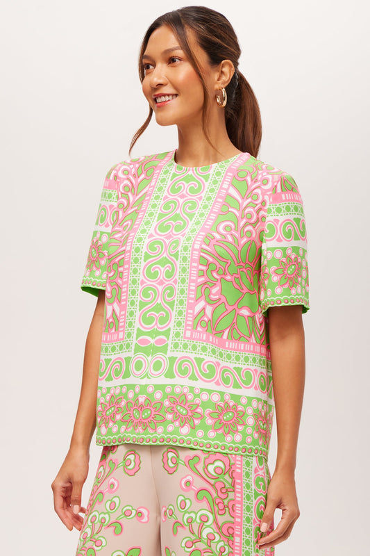 Trina Turk Riggs Short-Sleeve Top