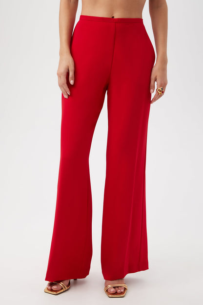Trina Turk Tavia Wide-Leg Pant - Double Georgette