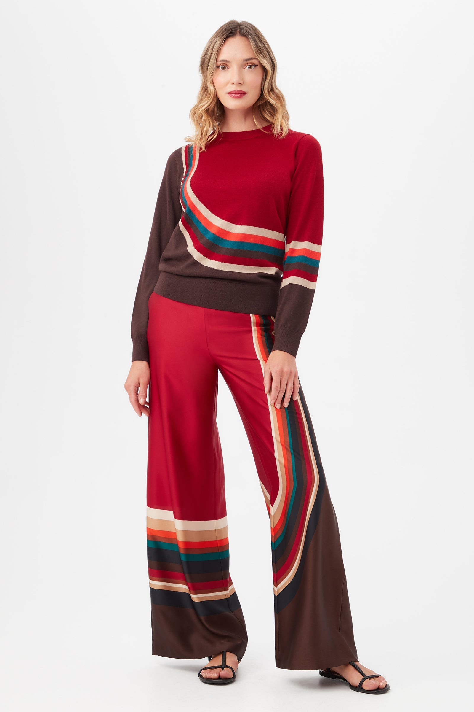 Trina Turk Tavia Wide-Leg Pant - Adenot Arch