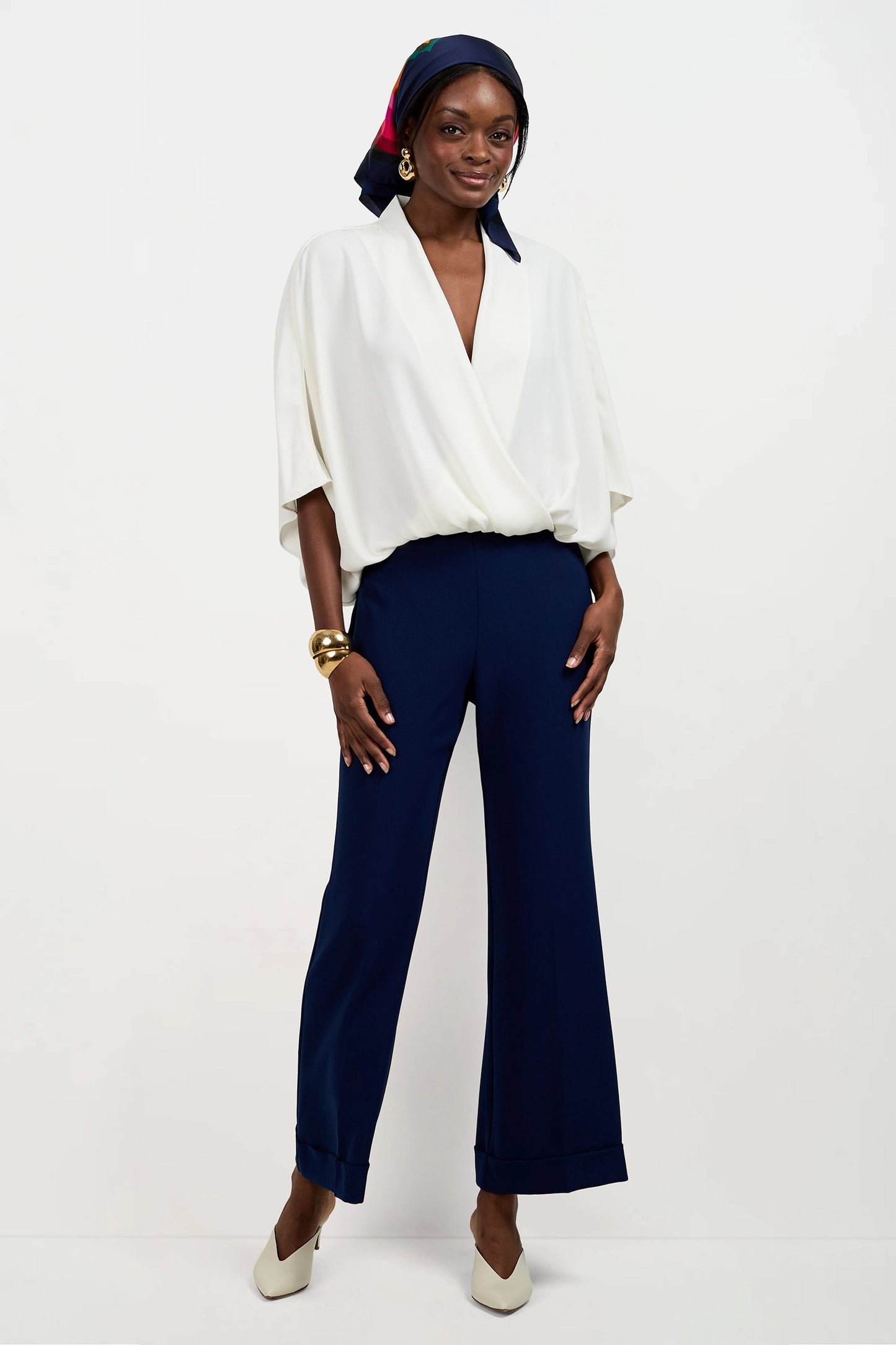 Trina Turk Anora V-Neck Wrap Top
