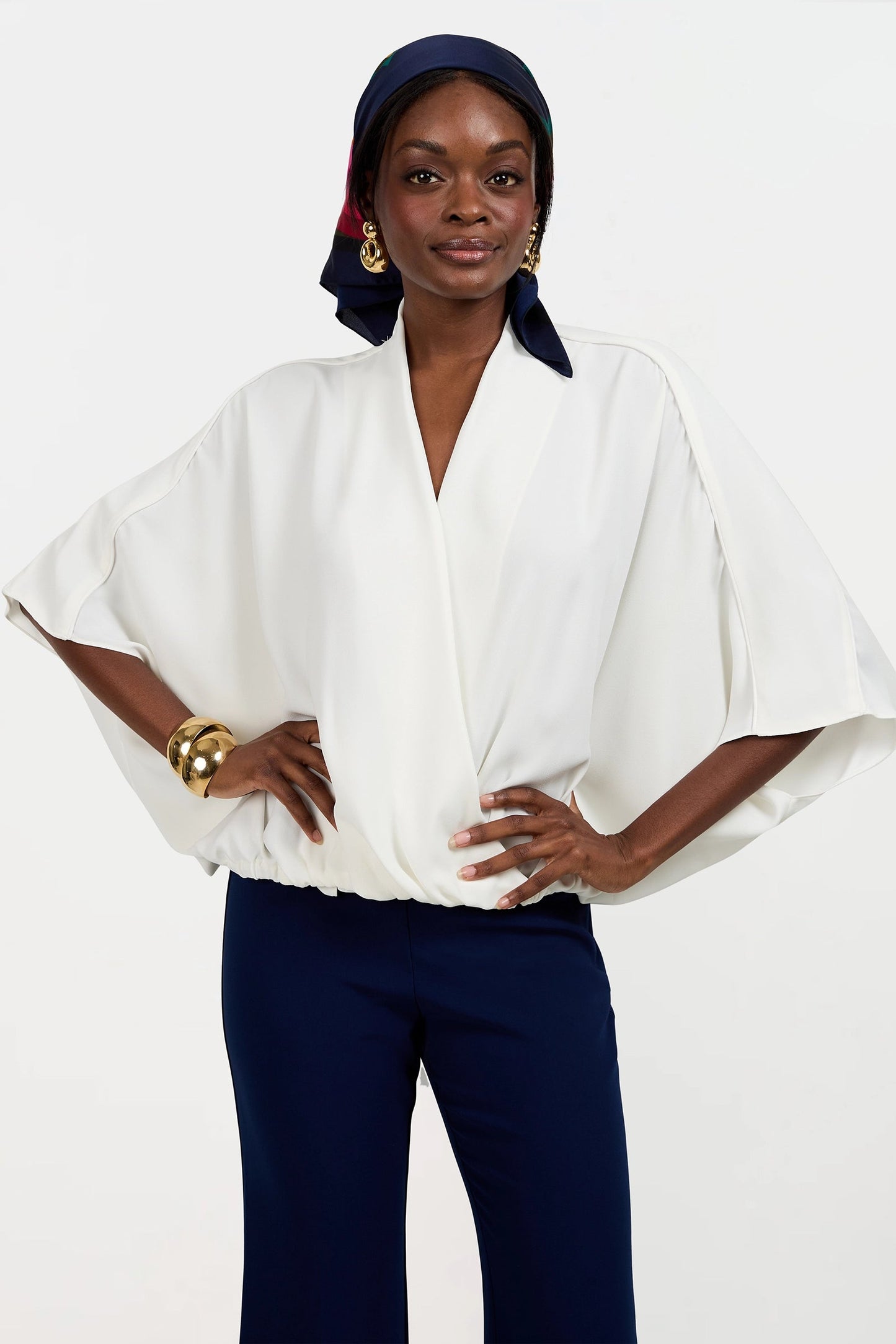 Trina Turk Anora V-Neck Wrap Top