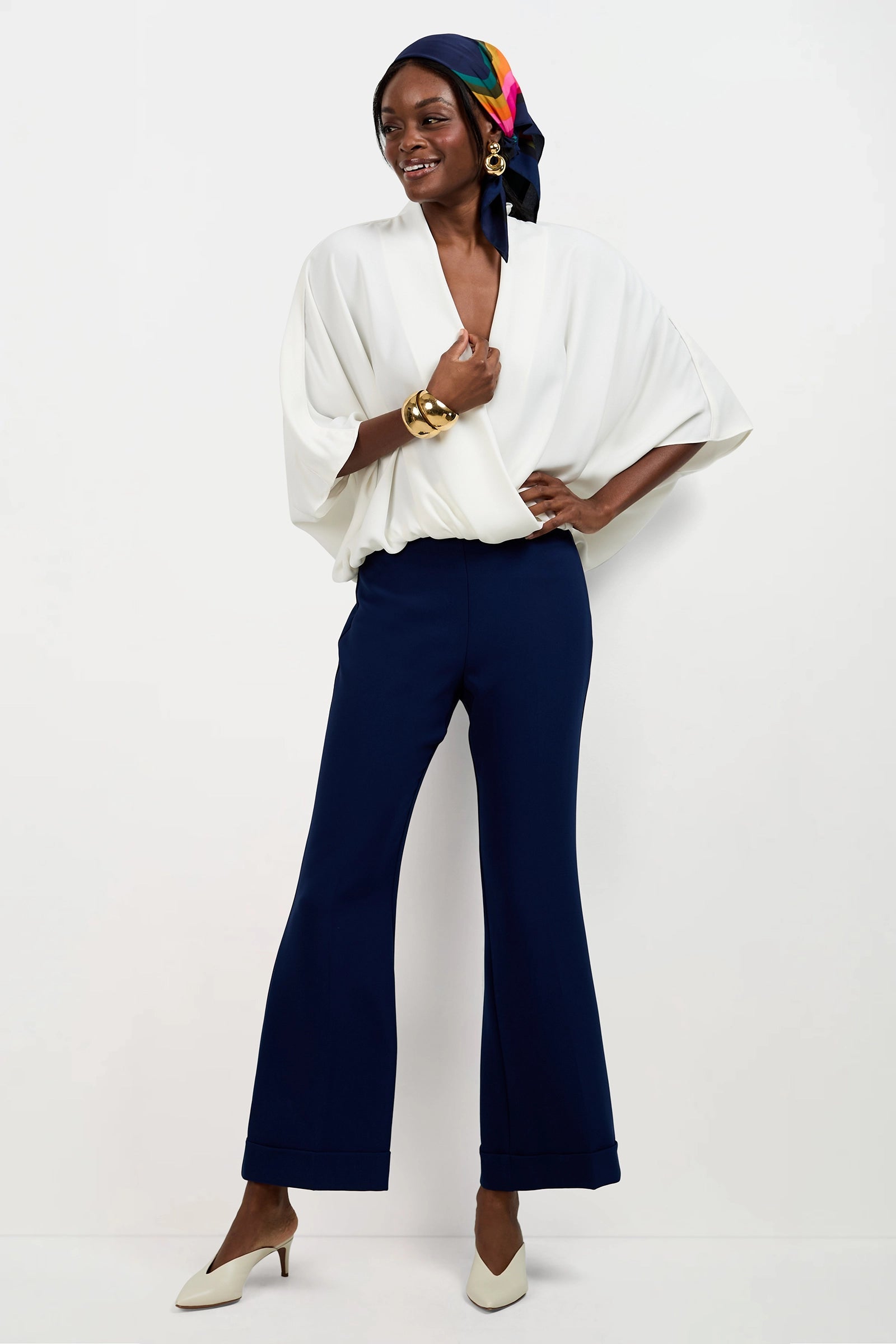 Trina Turk Anora V-Neck Wrap Top