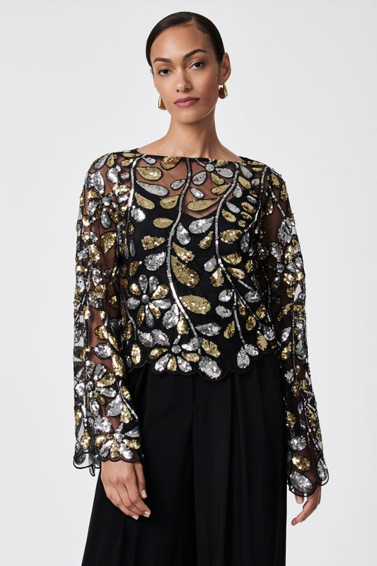 Trina Turk Femmes Sequin Top