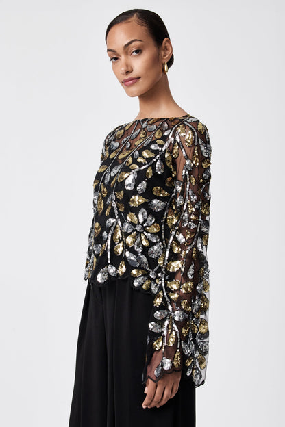Trina Turk Femmes Sequin Top