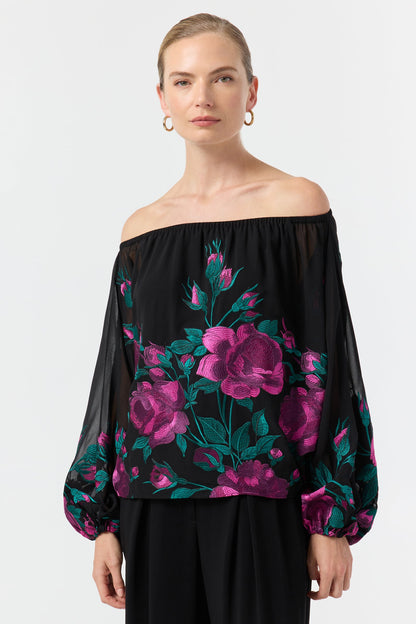 Trina Turk Soho Embroidered Top