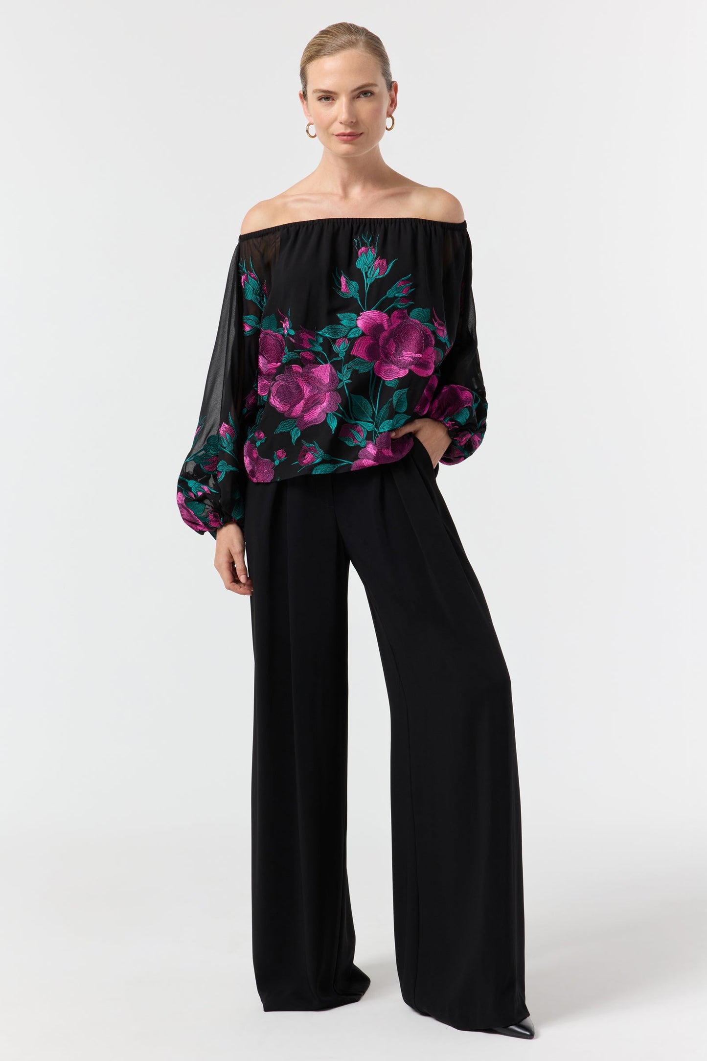 Trina Turk Soho Embroidered Top