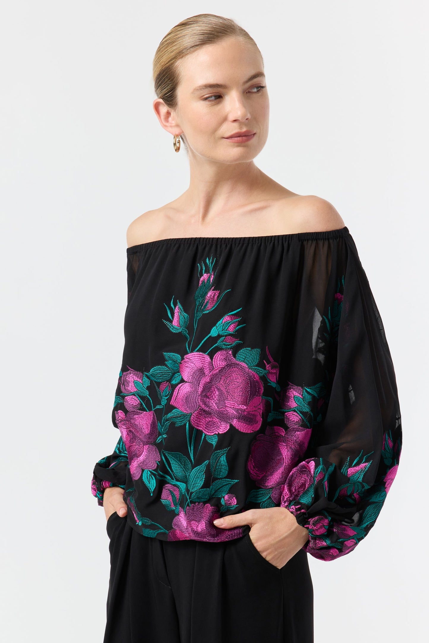Trina Turk Soho Embroidered Top