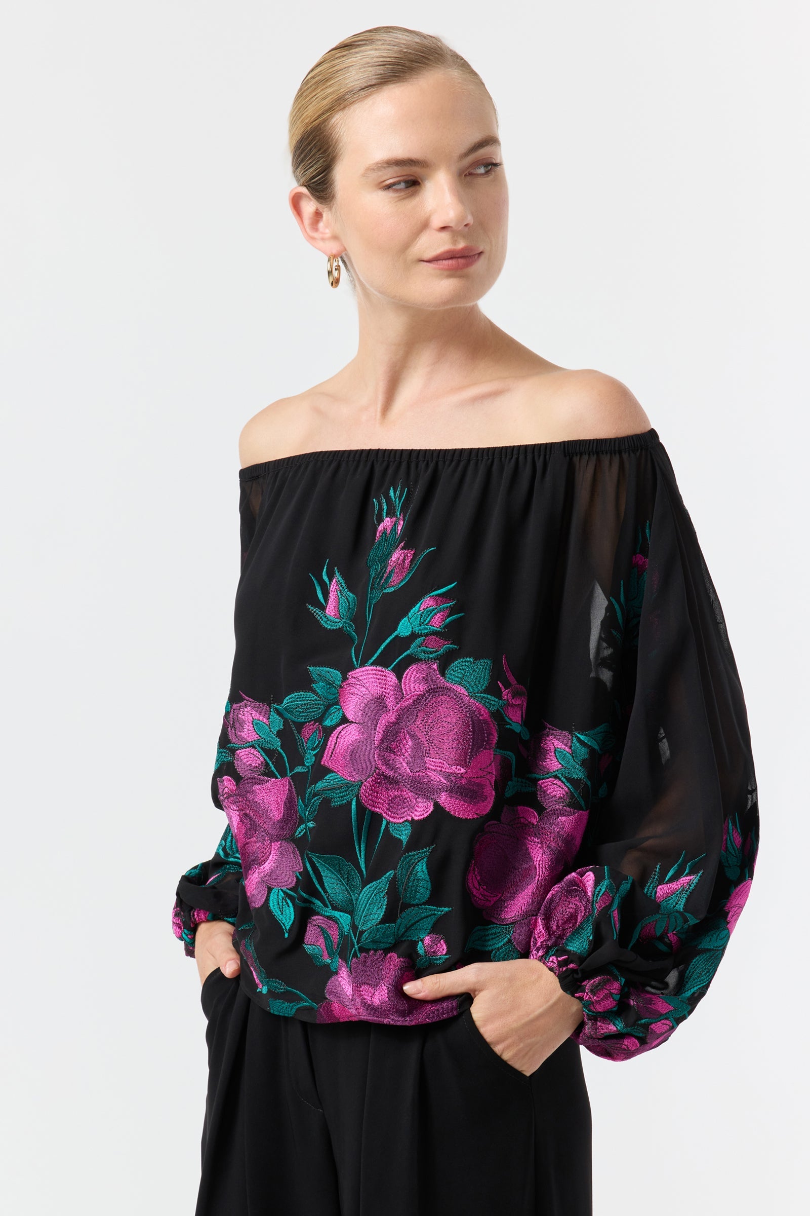 Trina Turk Soho Embroidered Top
