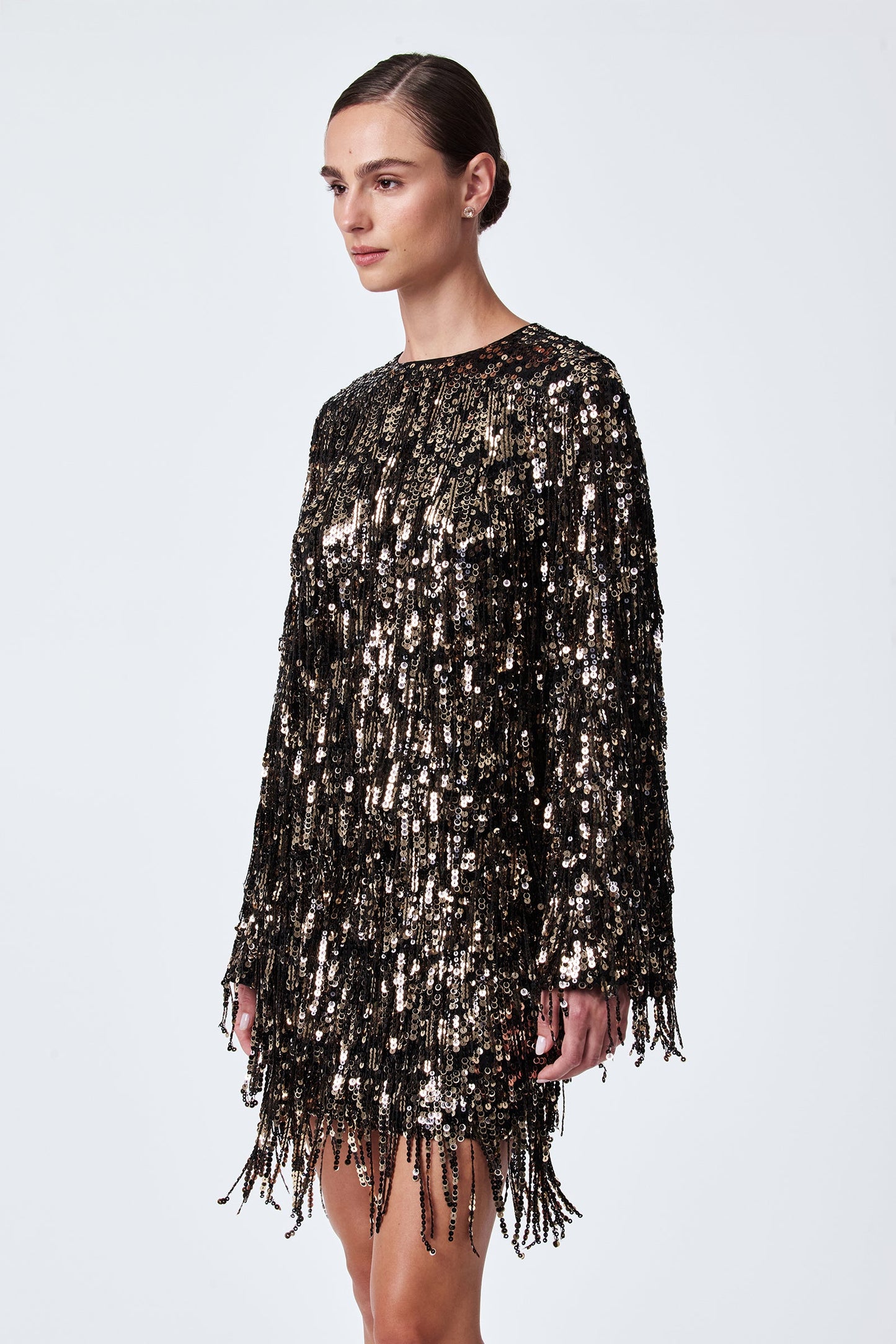 Trina Turk Satine Sequin Fringe Top