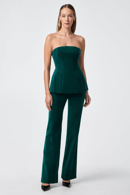 Trina Turk Finale Strapless Peplum Top