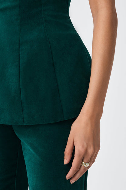Trina Turk Finale Strapless Peplum Top