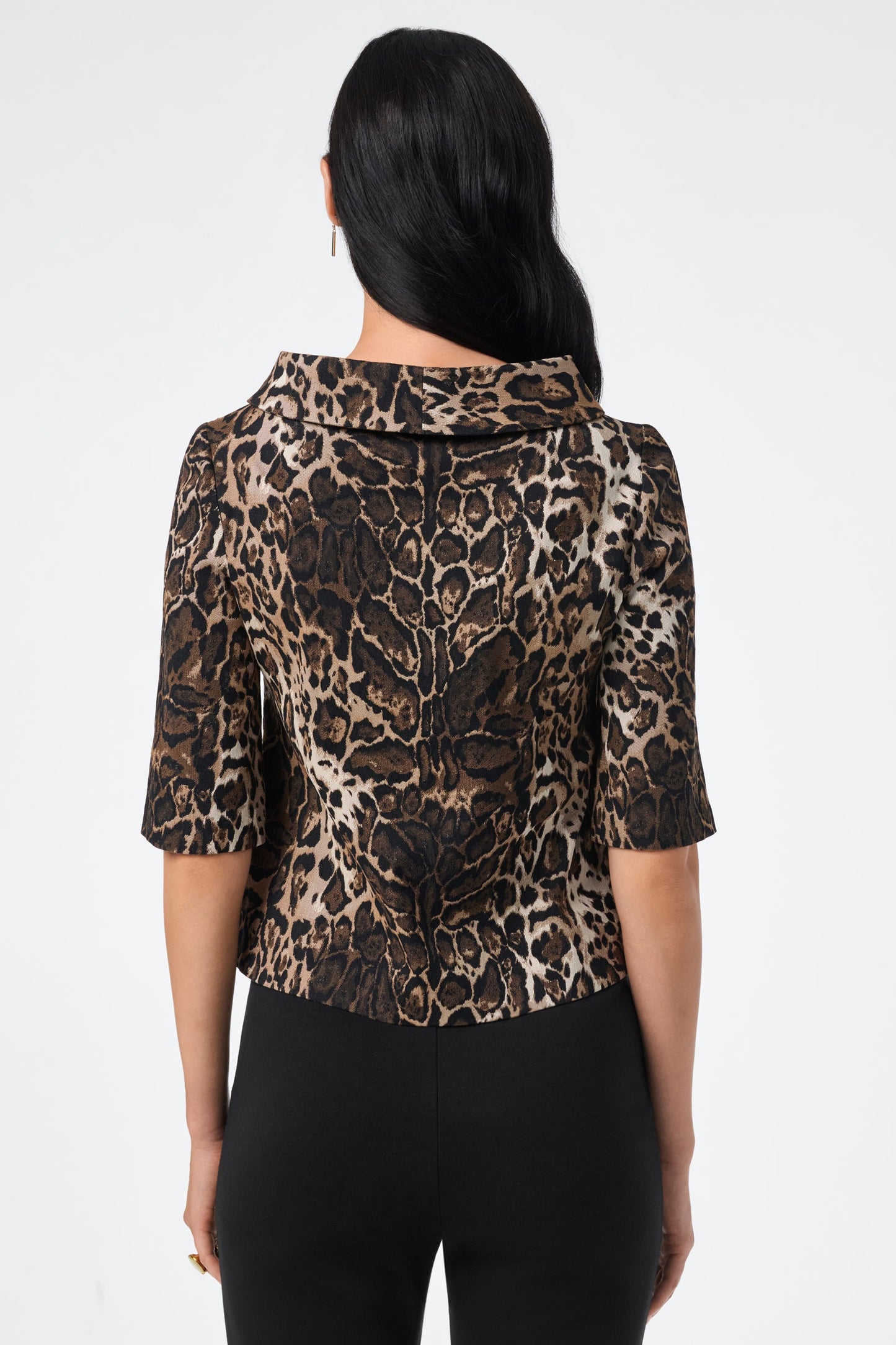 Trina Turk Kailee Folded Collar Top