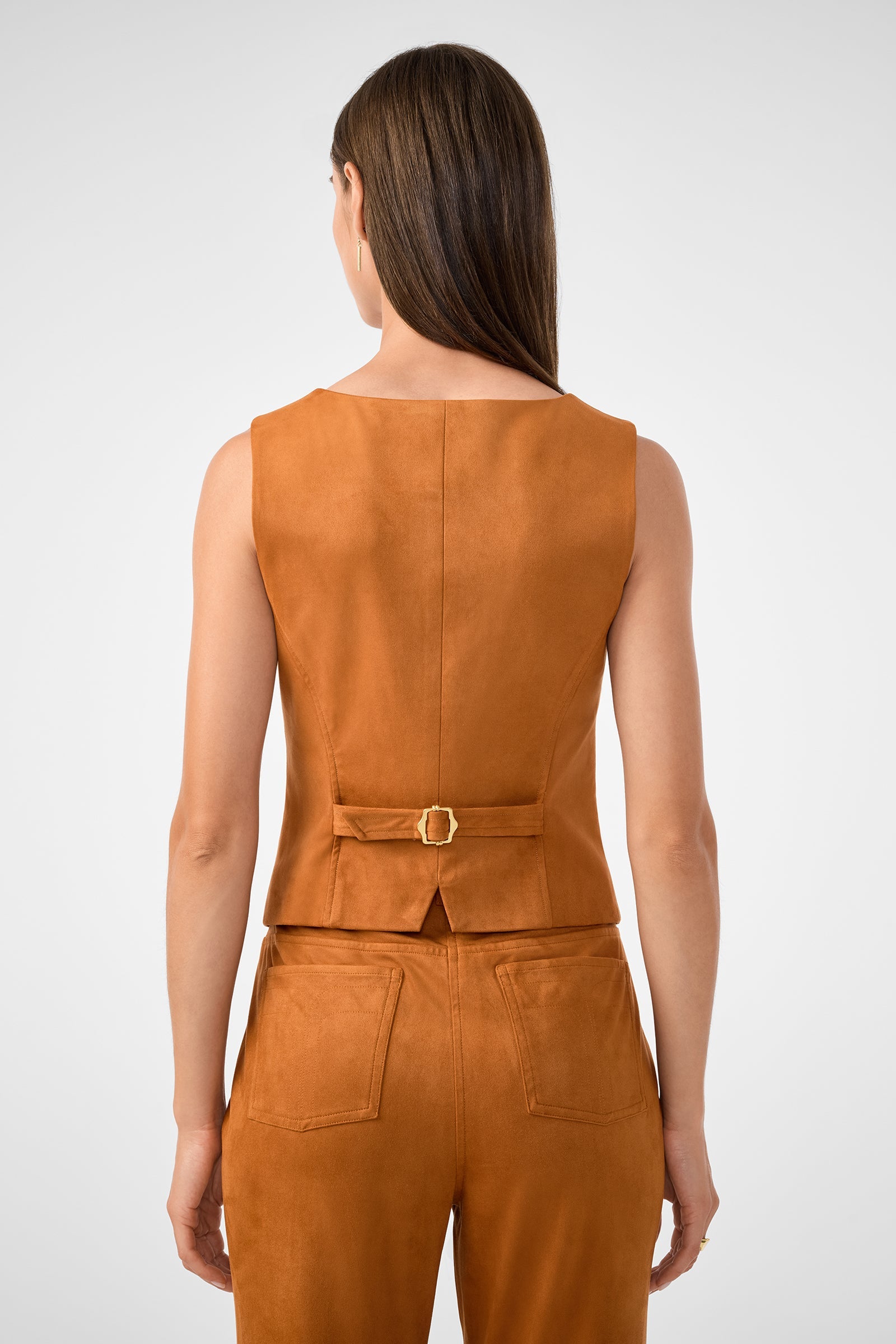 Trina Turk Kofi Suede Vest